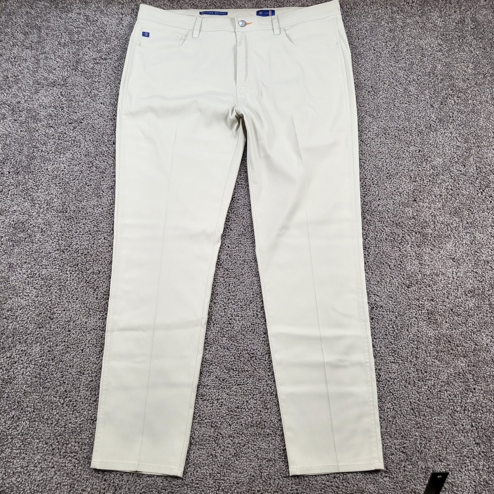 Stitch Golf Men's Heston Stitch's Britches Khaki Performance Pants Size 38x32